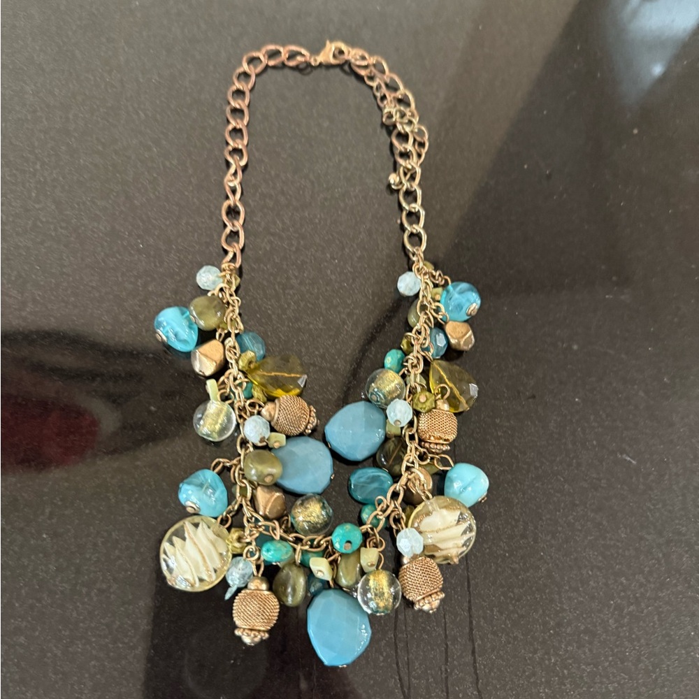 Elegant Multi-Color Beaded Necklace